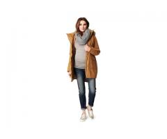 Geaca pentru gravide 2in1 maro Old Malin
