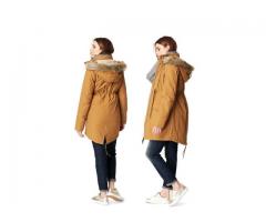 Geaca pentru gravide 2in1 maro Old Malin