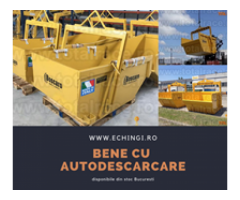 Haba macara metalica Bena macara cu autodescarcare Haba basculabila