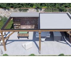 Pergola retractabila model Infinity. Pergole de Lux