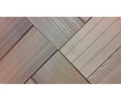 Pardoseli rezistente pentru exterior, Cu Decking WPC și lemn