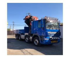Inchiriez Camion cu Macara PK 72000, brat 28 m, capacitate 22 tone.