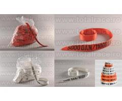 Banda textila, cleme, clicheti strangere