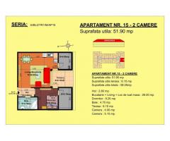Vand apartament 2 camere