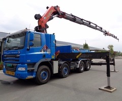 Inchiriez Camion cu Macara PK 72000, brat 28 m, capacitate 22 tone.