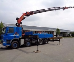 Inchiriez camion cu macara PK 72000, lungime brat 28 m,