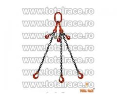 Echipament ridicare din lant 3 brate cu carlige rotative
