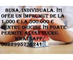 Ofertă de împrumut între persoană serioasă în cel mult 72 de ore