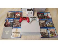 Sony PS4 1TB Pro Consola cu 8 jocuri €150 vânzări bonus