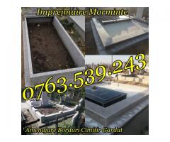 Imprejmuire Morminte Gardut Metalic Bordura Mozaic Granit