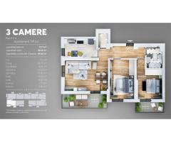 Apartament 3 camere, Brancoveanu